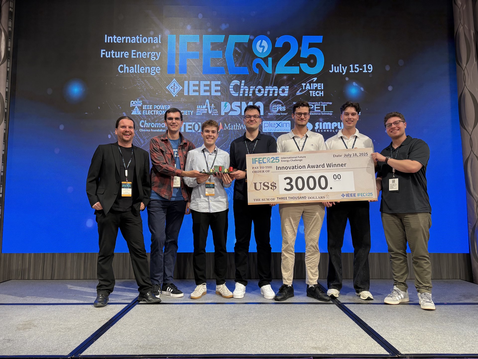 Unser Team von der Hochschule Reutlingen hat in Taiwan den 3. Platz bei der International Future Energy Challenge erreicht! (Foto: privat)