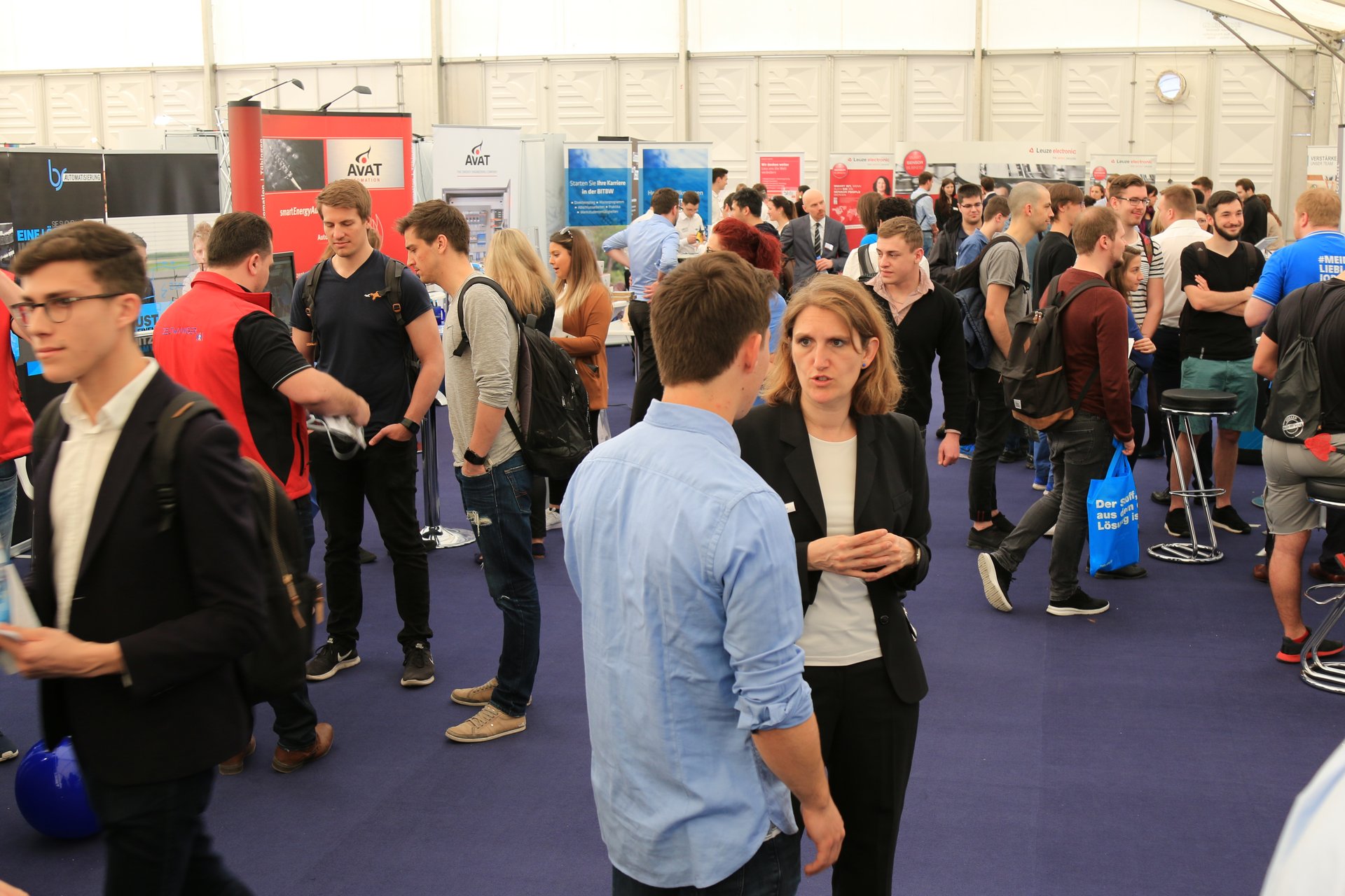 Studierende auf dem LIT Career Day